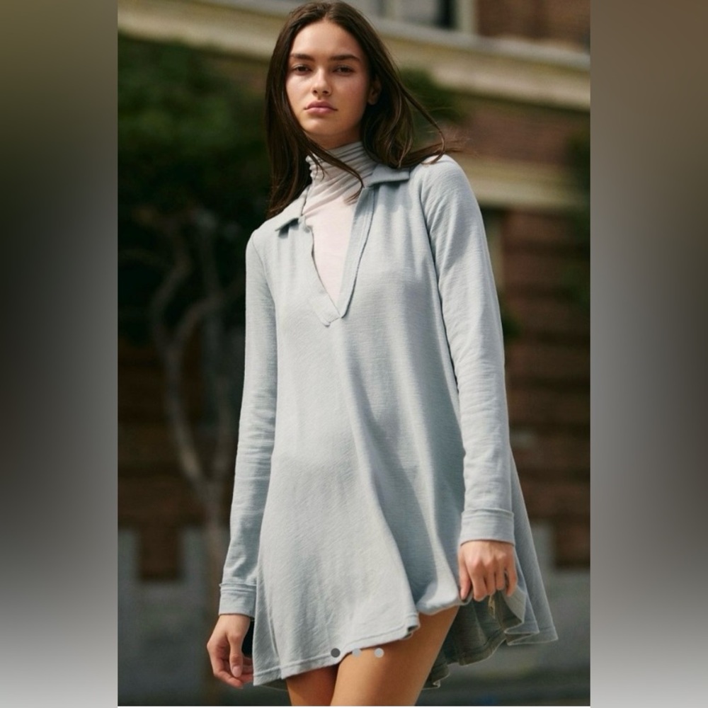 Free People Free-est Cass Mini Dress- Cold Winter; Size XS